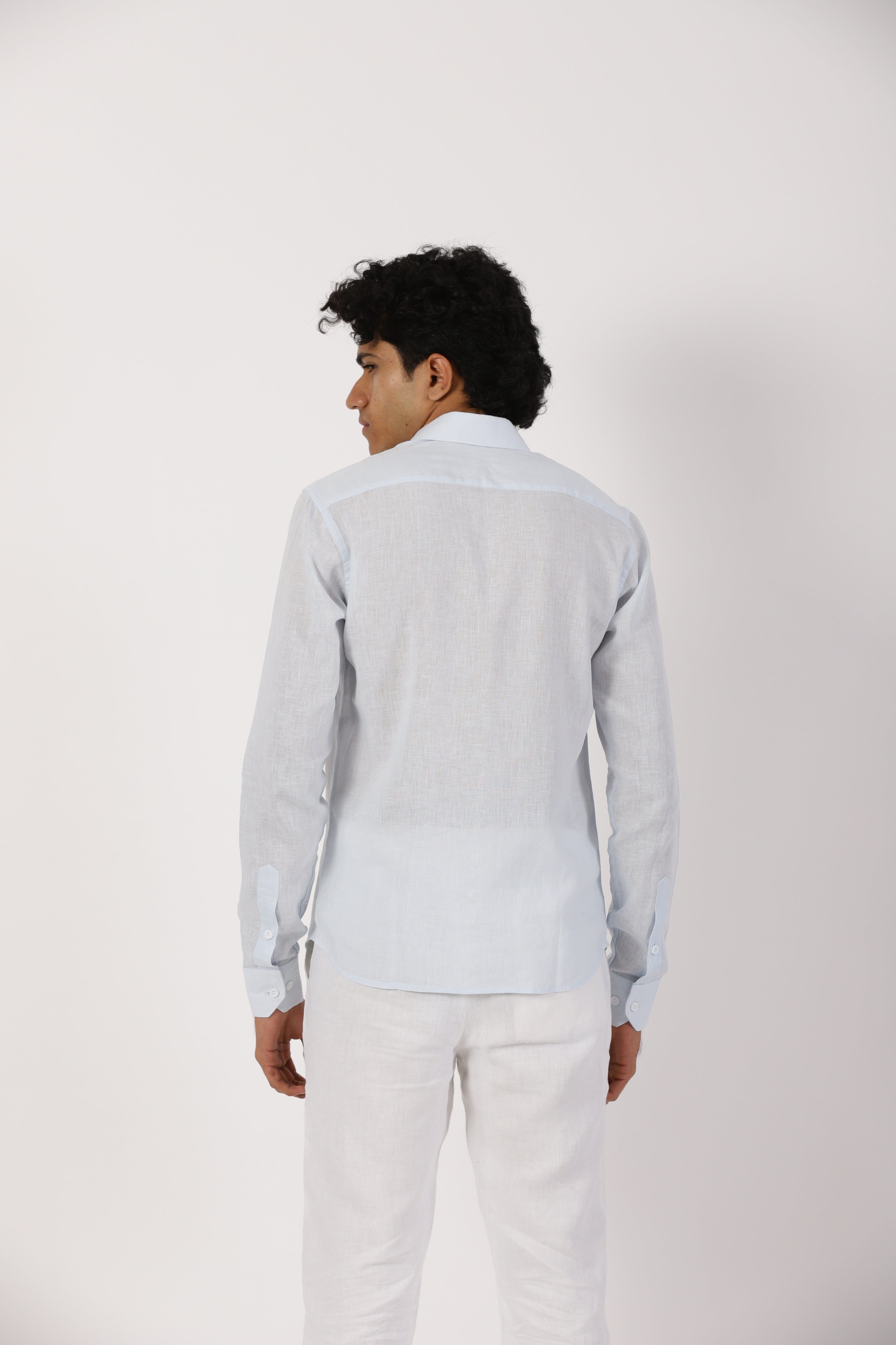 Light Blue Linen Shirt