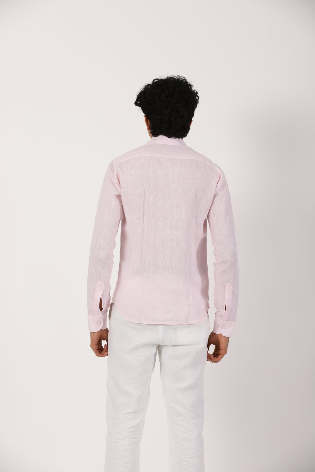 Light Pink Linen Shirt